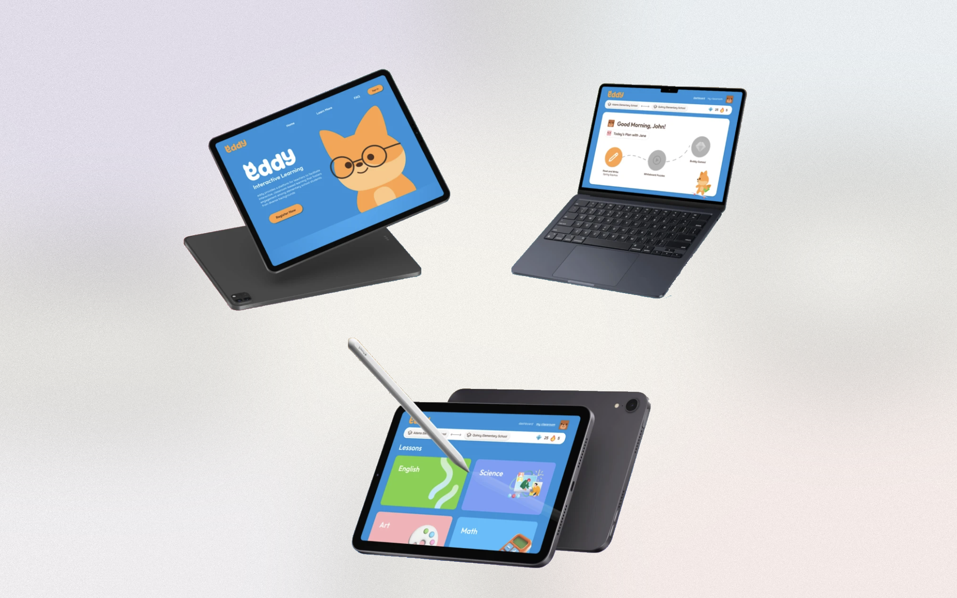 Eddy classroom platform cover page